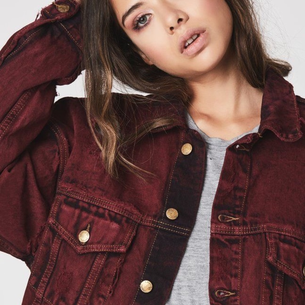 LF Carmar denim cropped jacket
